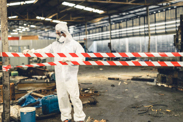 Professional Infectious Disease Decontamination technician working in Dunbar, NE